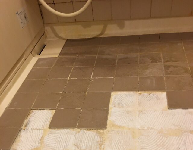 浴室のタイル剥がれとバスナフローレ（文京区）